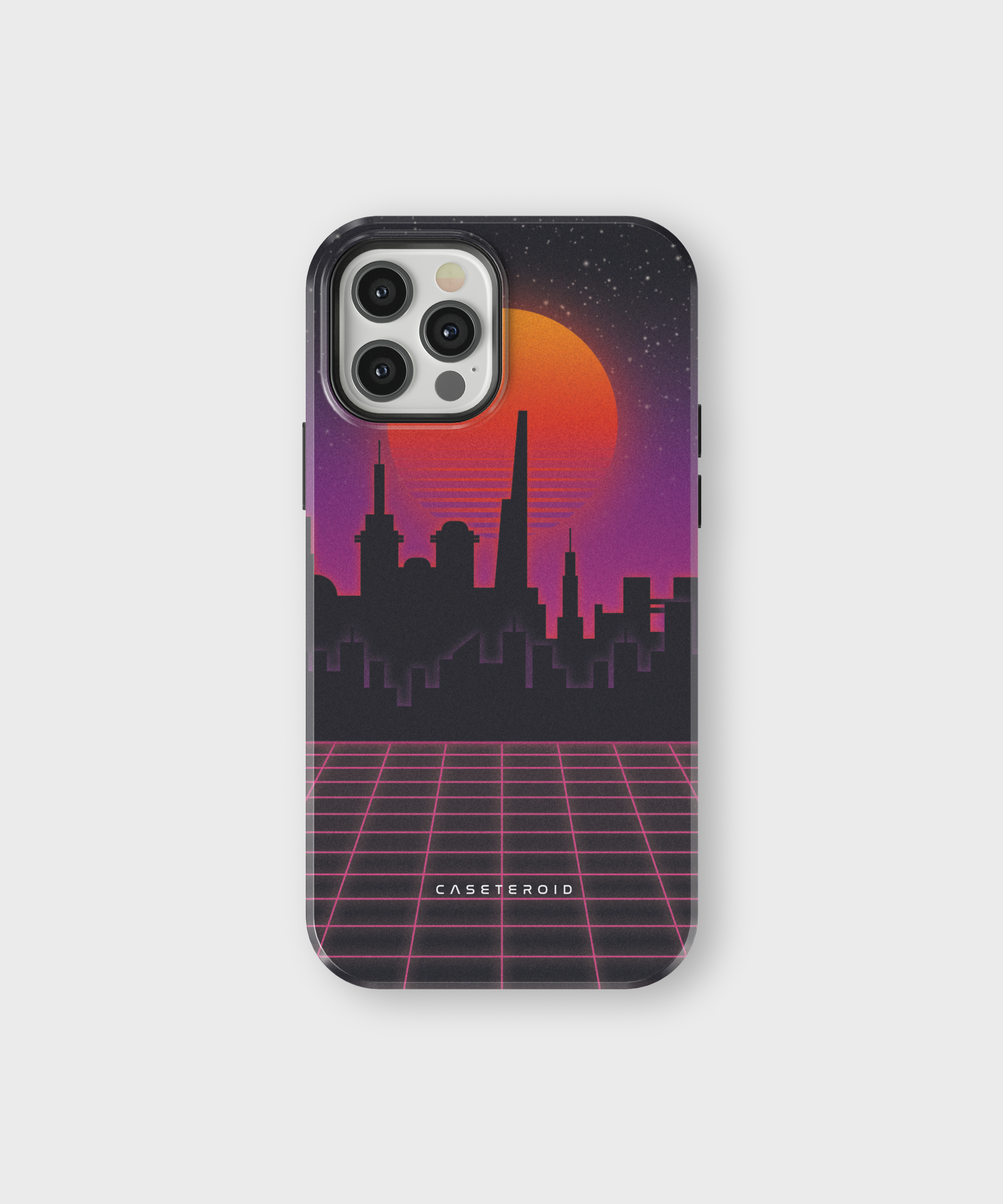 iPhone Tough Case with MagSafe - Urban Sunset Horizon - CASETEROID