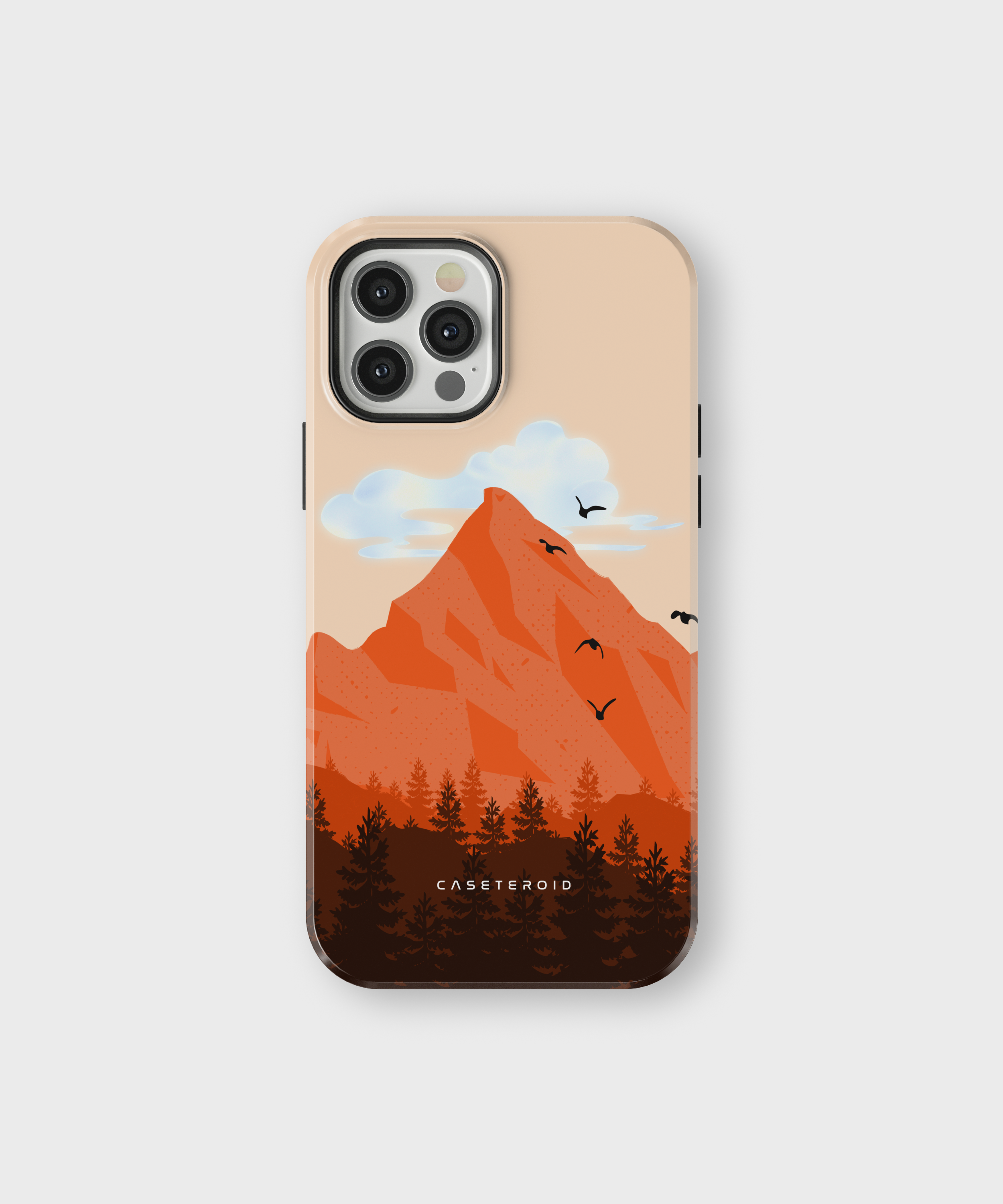 iPhone Tough Case with MagSafe - Woodland Peaks - CASETEROID