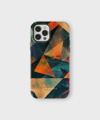 iPhone Tough Case - Angular Nexus Abstract - CASETEROID