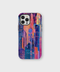 iPhone Tough Case - Cityscape Luminescence - CASETEROID