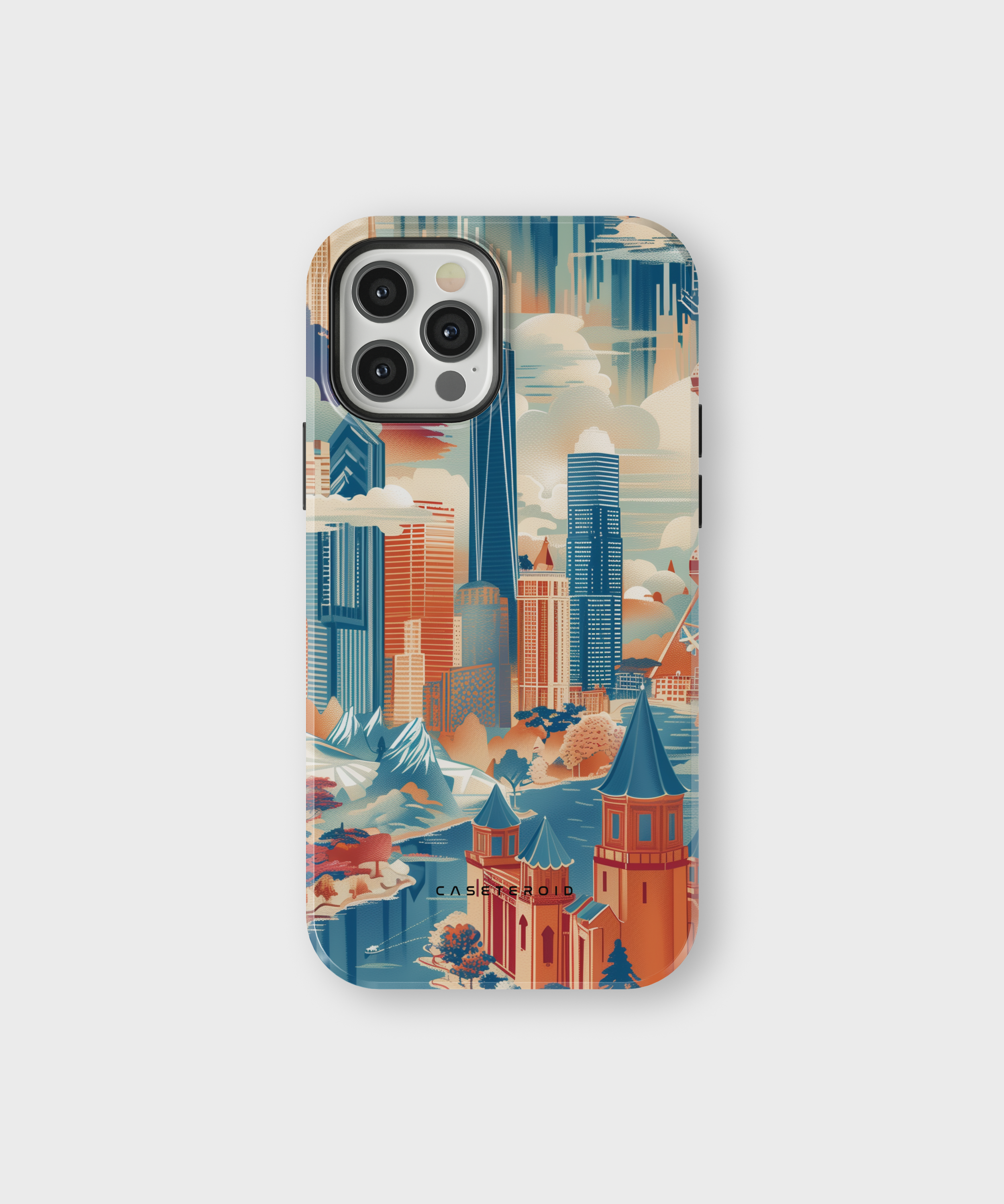 iPhone Tough Case with MagSafe - Dreamscape Skylines - CASETEROID