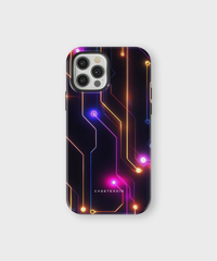 iPhone Tough Case with MagSafe - Glitch Glow