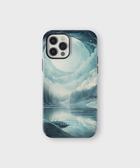 iPhone Tough Case with MagSafe - Moonlit Enchanted Oasis - CASETEROID