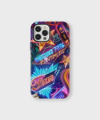 iPhone Tough Case With MagSafe - Vivid Neon Nights - CASETEROID