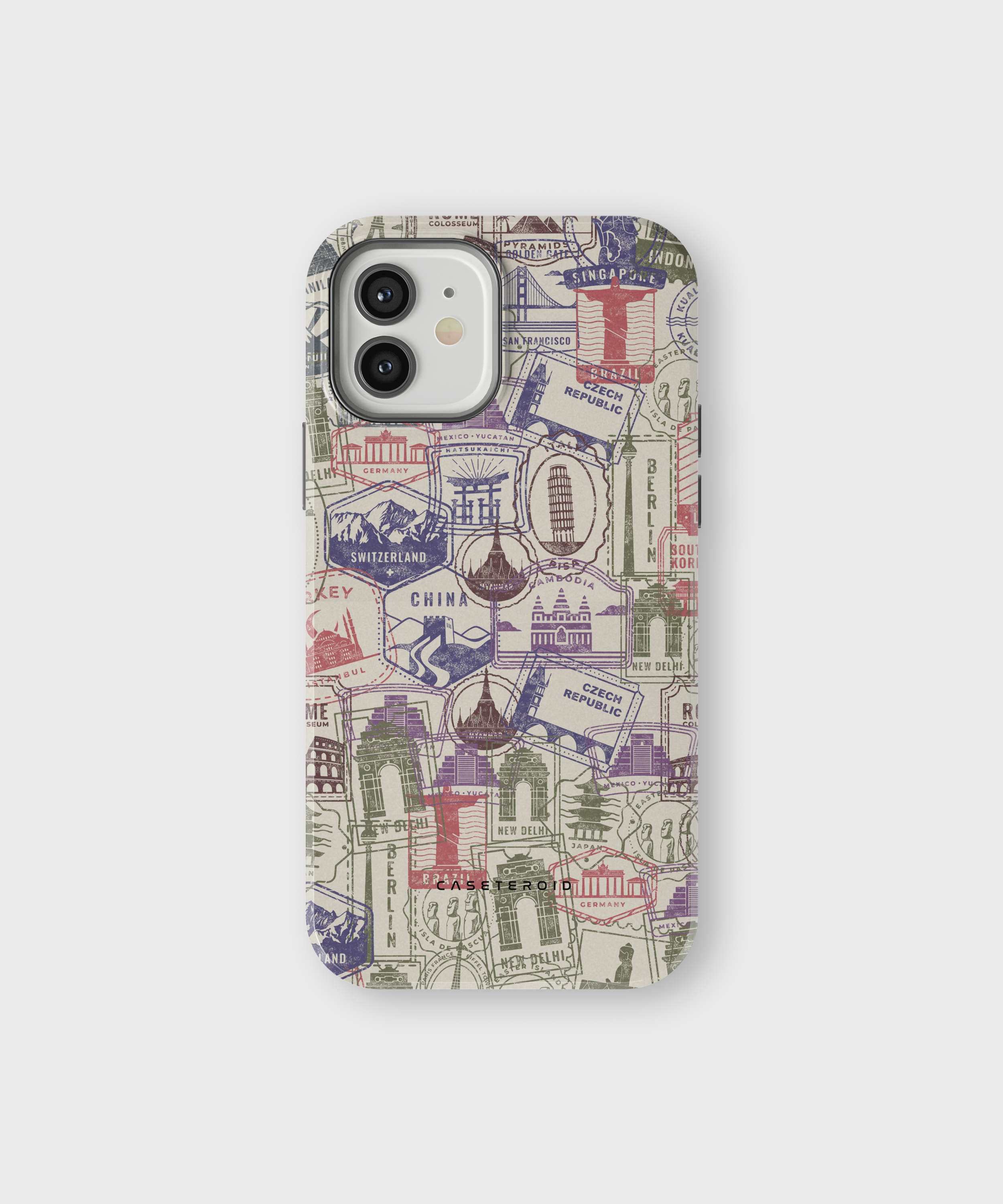 iPhone Tough Case - Stamps - CASETEROID