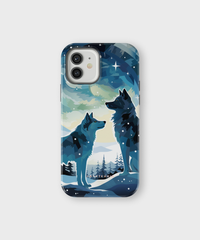 iPhone Tough Case with MagSafe - Arctic Wolves Whispers - CASETEROID