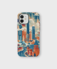 iPhone Tough Case with MagSafe - Dreamscape Skylines - CASETEROID