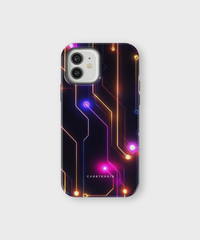 iPhone Tough Case with MagSafe - Glitch Glow