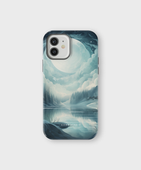 iPhone Tough Case with MagSafe - Moonlit Enchanted Oasis - CASETEROID