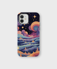 iPhone Tough Case with MagSafe - Nebula Serenade - CASETEROID