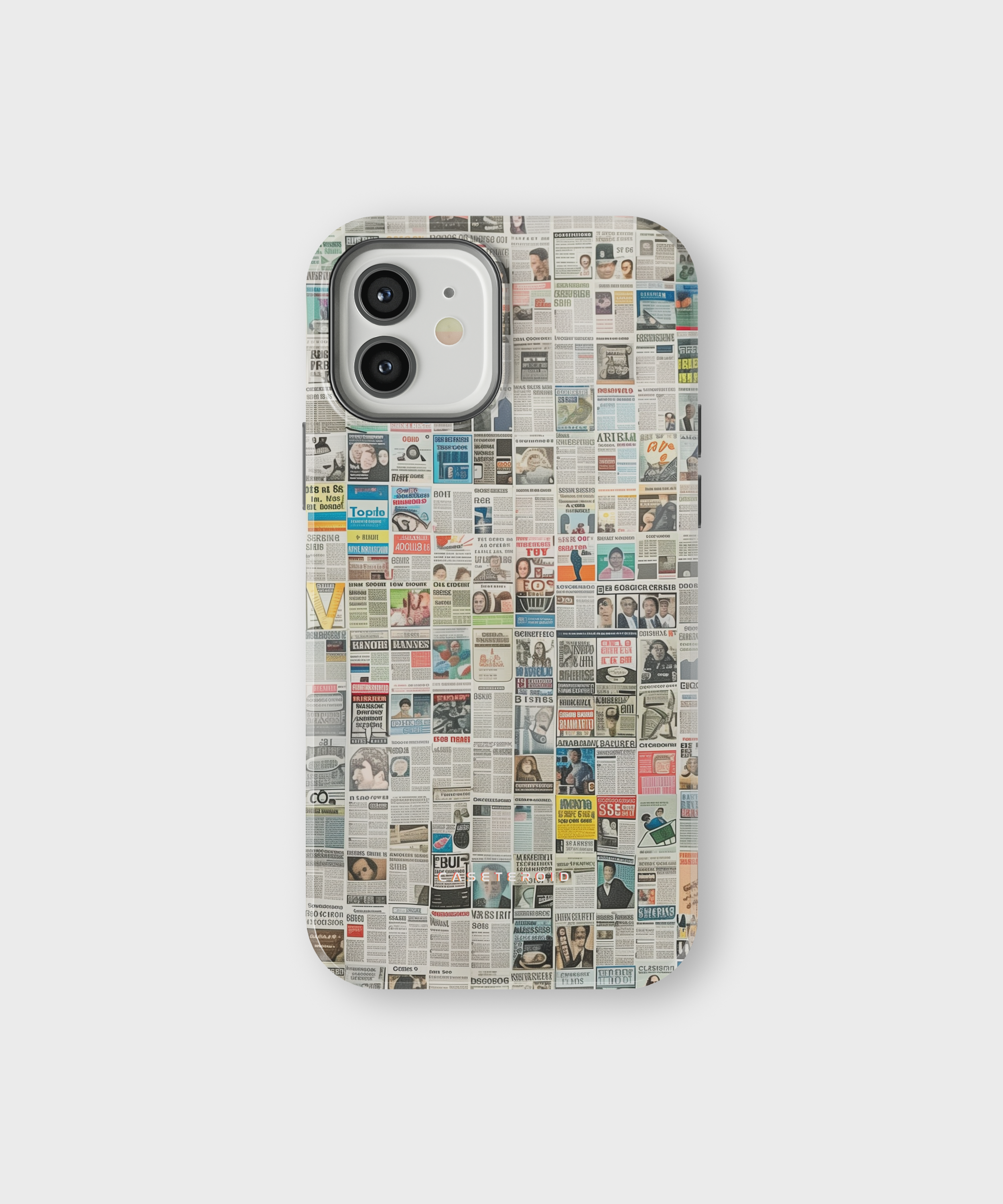 iPhone Tough Case with MagSafe - Worldwide Chronicle Mosaic - CASETEROID