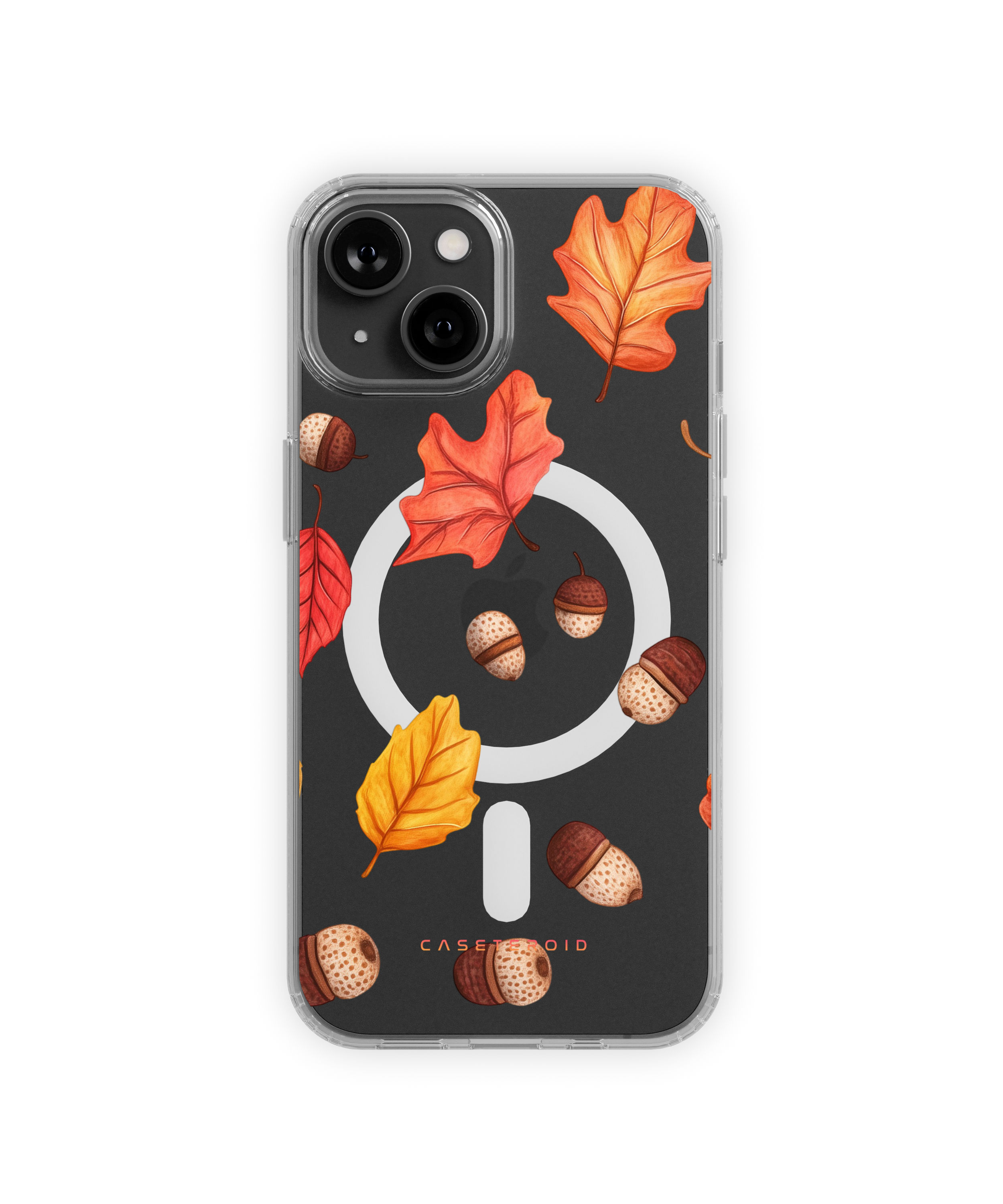 iPhone Clear Case with MagSafe - Rustic Autumn - CASETEROID