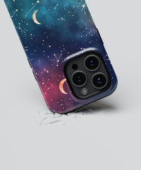 iPhone Tough Case with MagSafe - Cosmic Moonlit Pattern