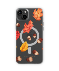 iPhone Clear Case with MagSafe - Rustic Autumn - CASETEROID