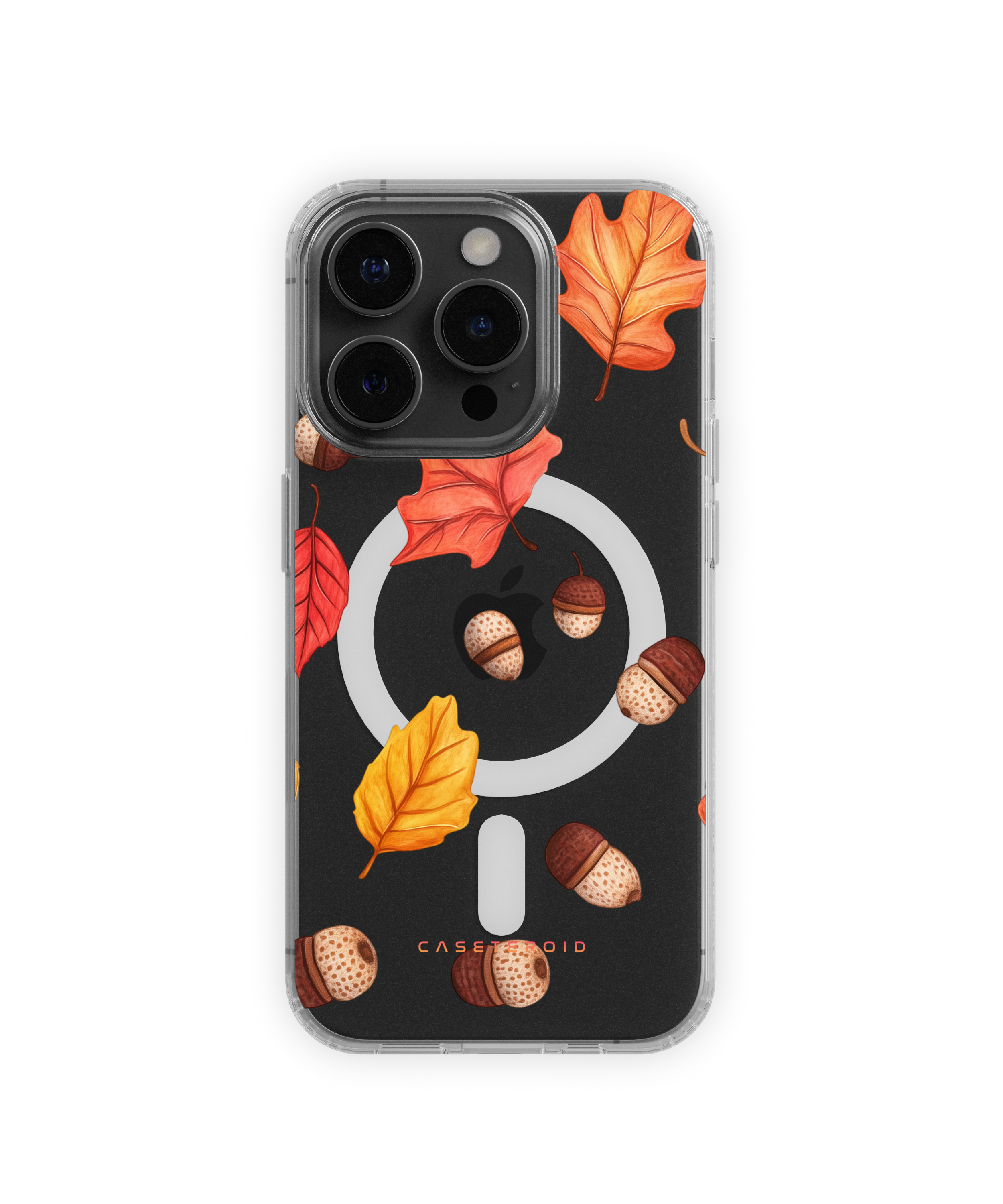 iPhone Clear Case with MagSafe - Rustic Autumn - CASETEROID