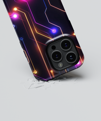 iPhone Tough Case with MagSafe - Glitch Glow