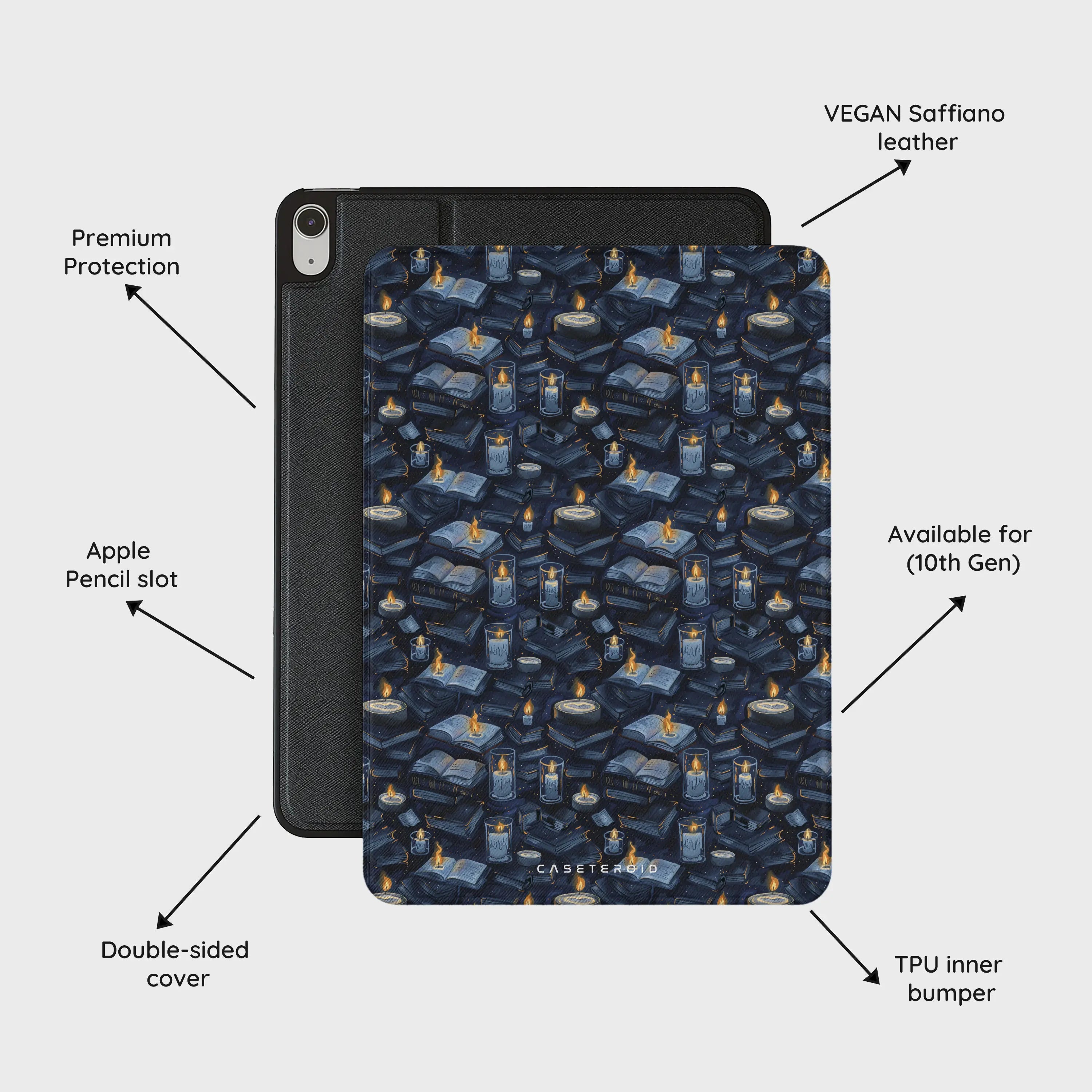 Arcane Tome Tapestry - iPad 10.9 (10th Gen) Case