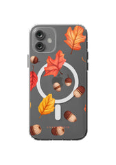 iPhone Clear Case with MagSafe - Rustic Autumn - CASETEROID