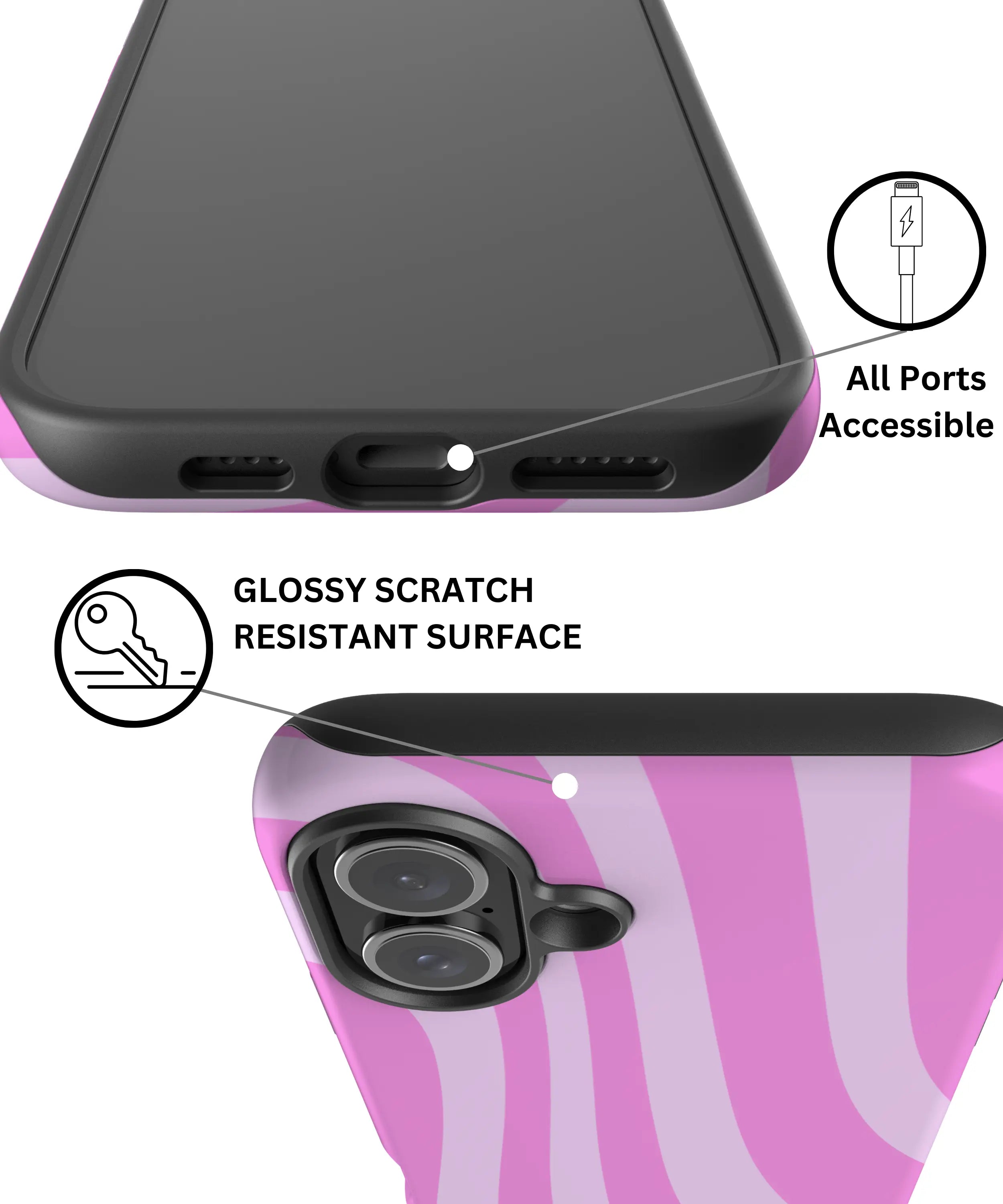 Blush Safari Chic - iPhone 16 Case