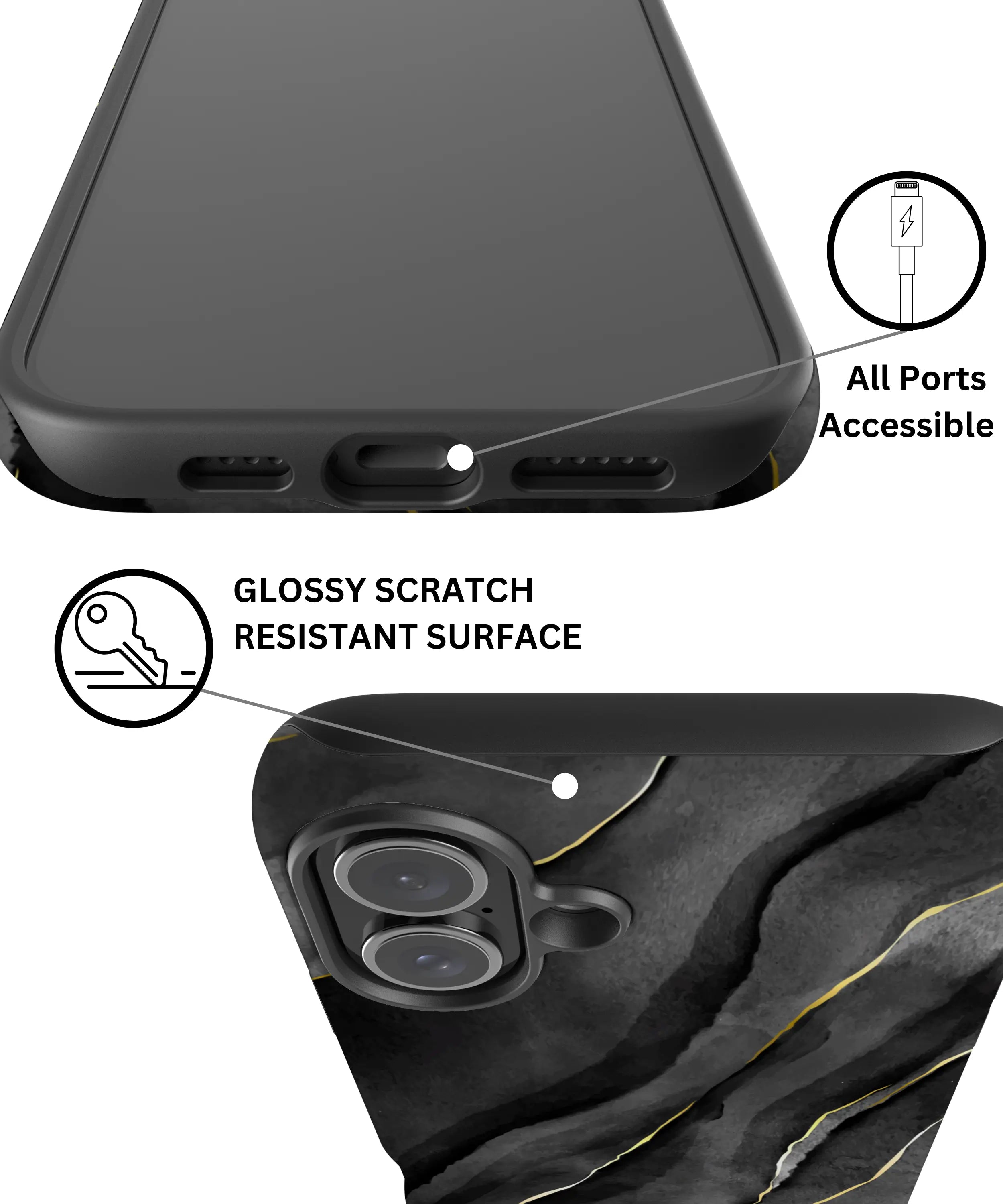 Eclipse Elegance - iPhone 16 Plus Case