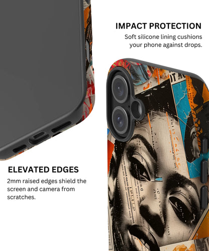 Global Gazette Montage - iPhone 16 Plus Case