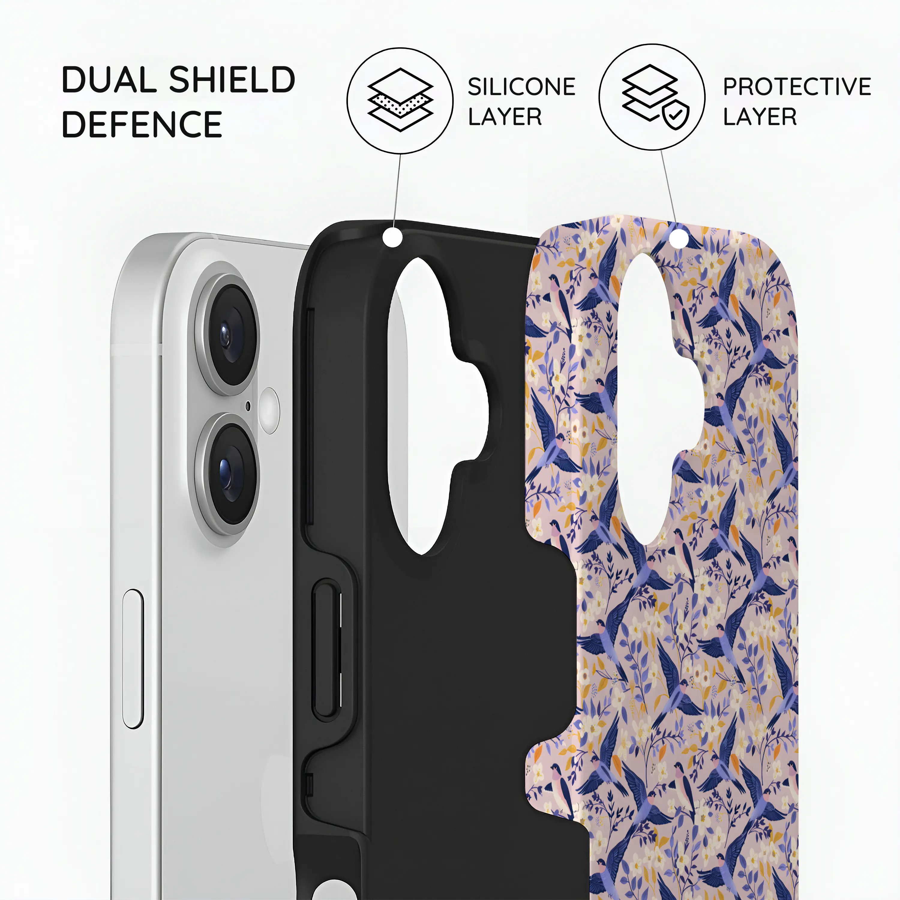 Indigo Serenade - iPhone 16 Case
