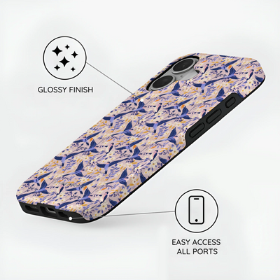 Indigo Serenade - iPhone 16 Case
