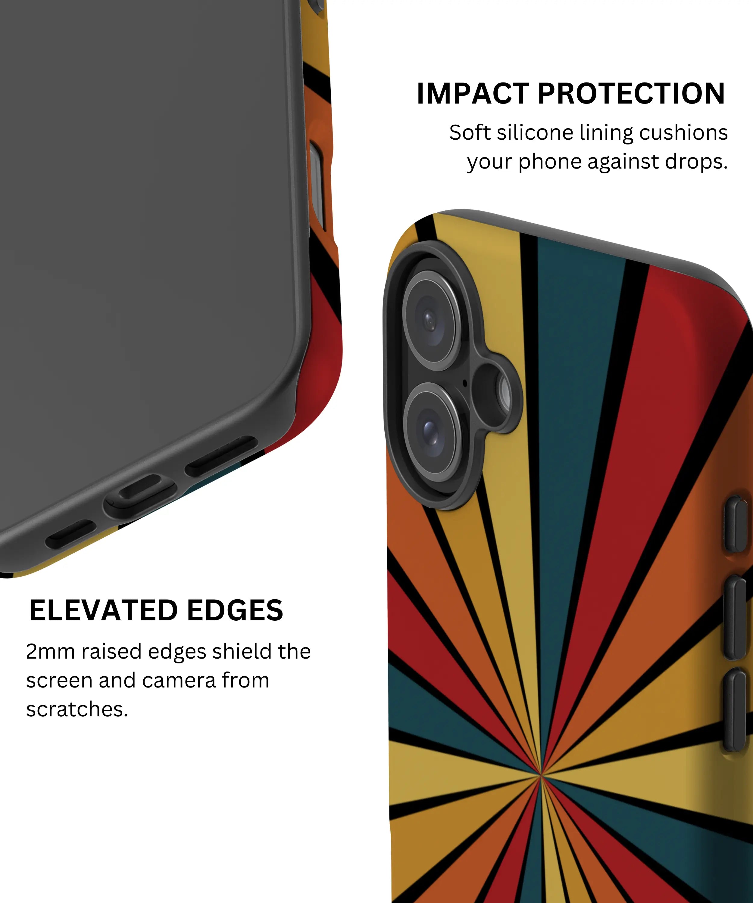 Kaleido Strokes - iPhone 16 Plus Case