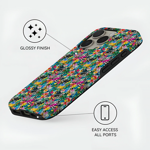 Jungle Bloom - iPhone 16 Pro Case