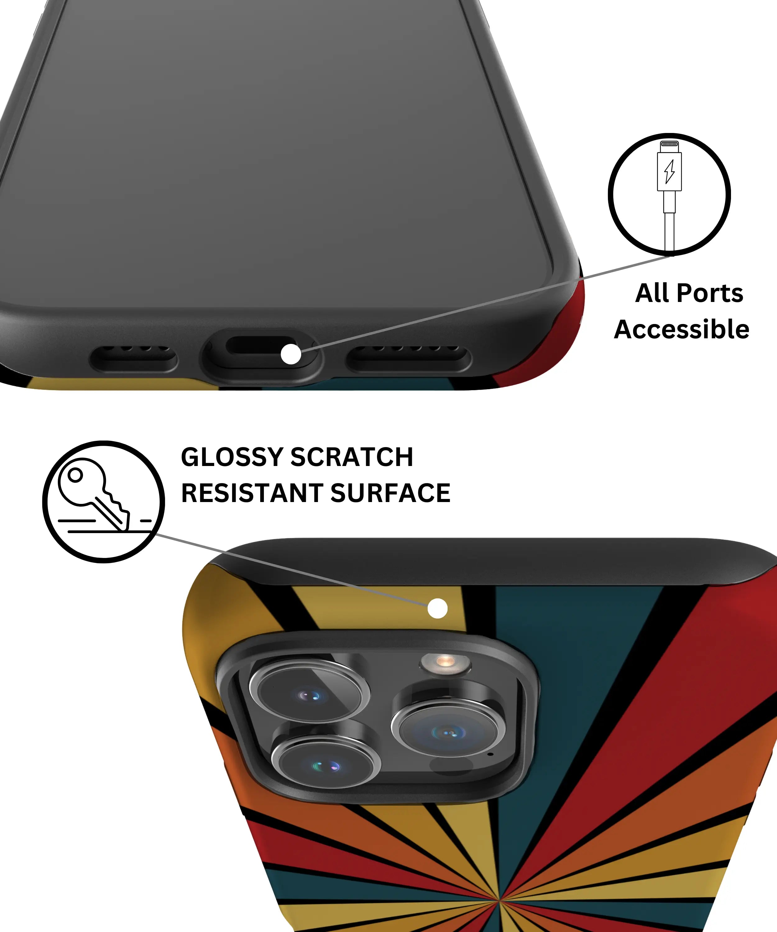 Kaleido Strokes - iPhone 16 Pro Max Case