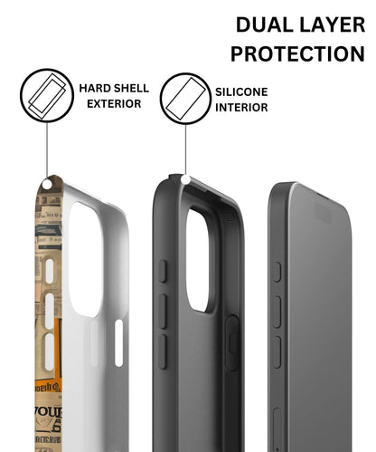 Newsprint Chronicles - iPhone 16 Pro Case