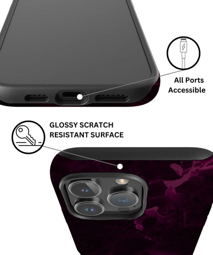 Purple Nebula Burst - iPhone 16 Pro Case