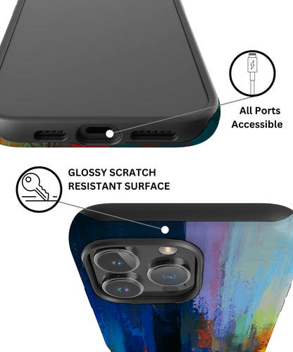 Rainbow Canvas - iPhone 16 Pro Max Case