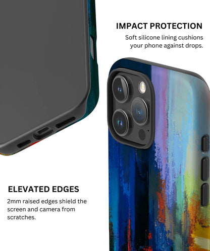 Rainbow Canvas - iPhone 16 Pro Max Case