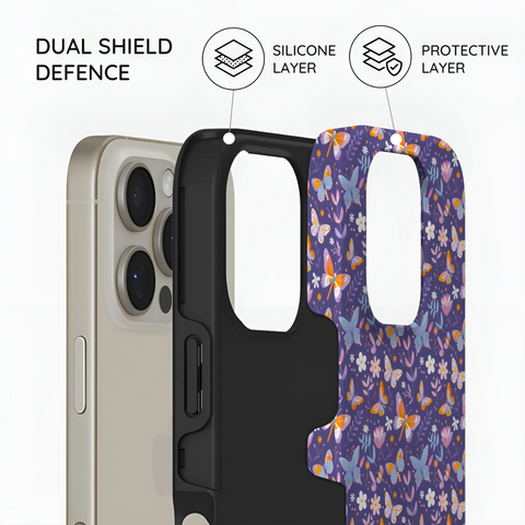 Violet Flutter - iPhone 16 Pro Case