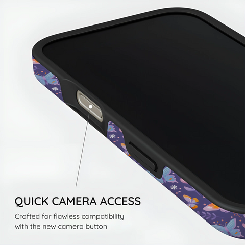 Violet Flutter - iPhone 16 Pro Case