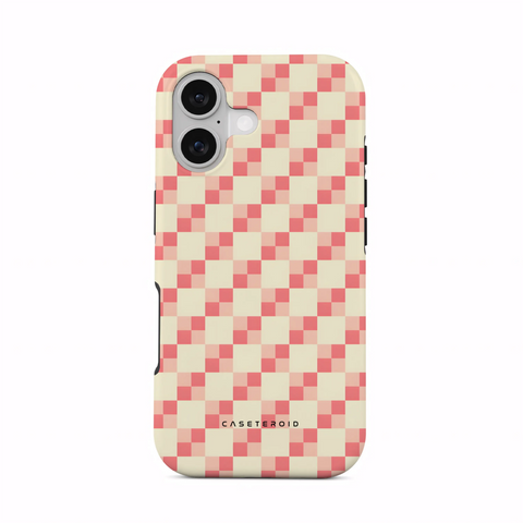 Blush Grid - iPhone 17 Case