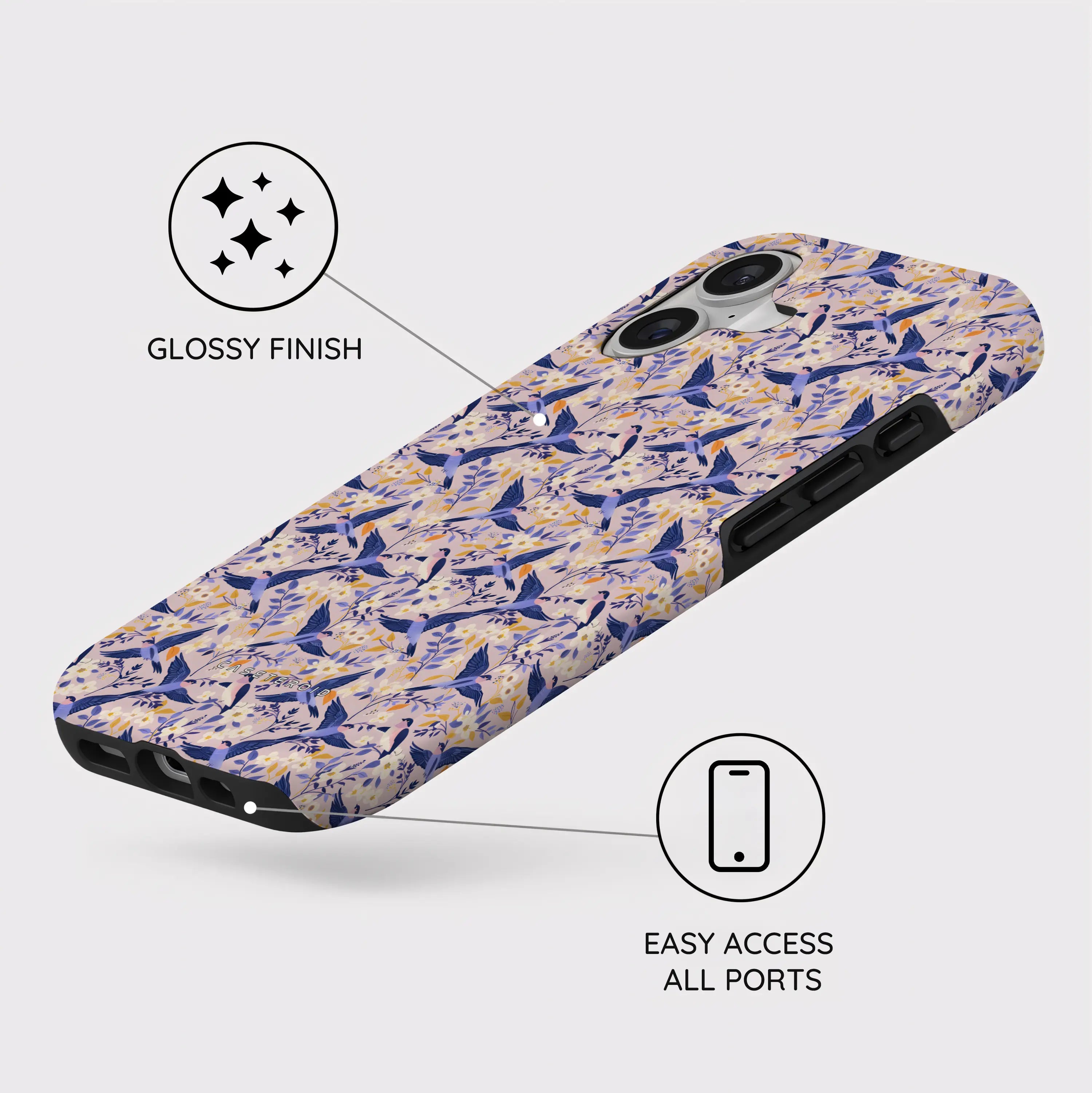 Indigo Serenade - iPhone 17 Case