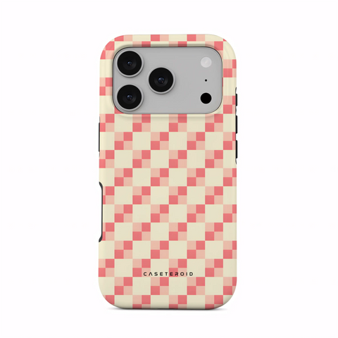Blush Grid - iPhone 17 Pro Case