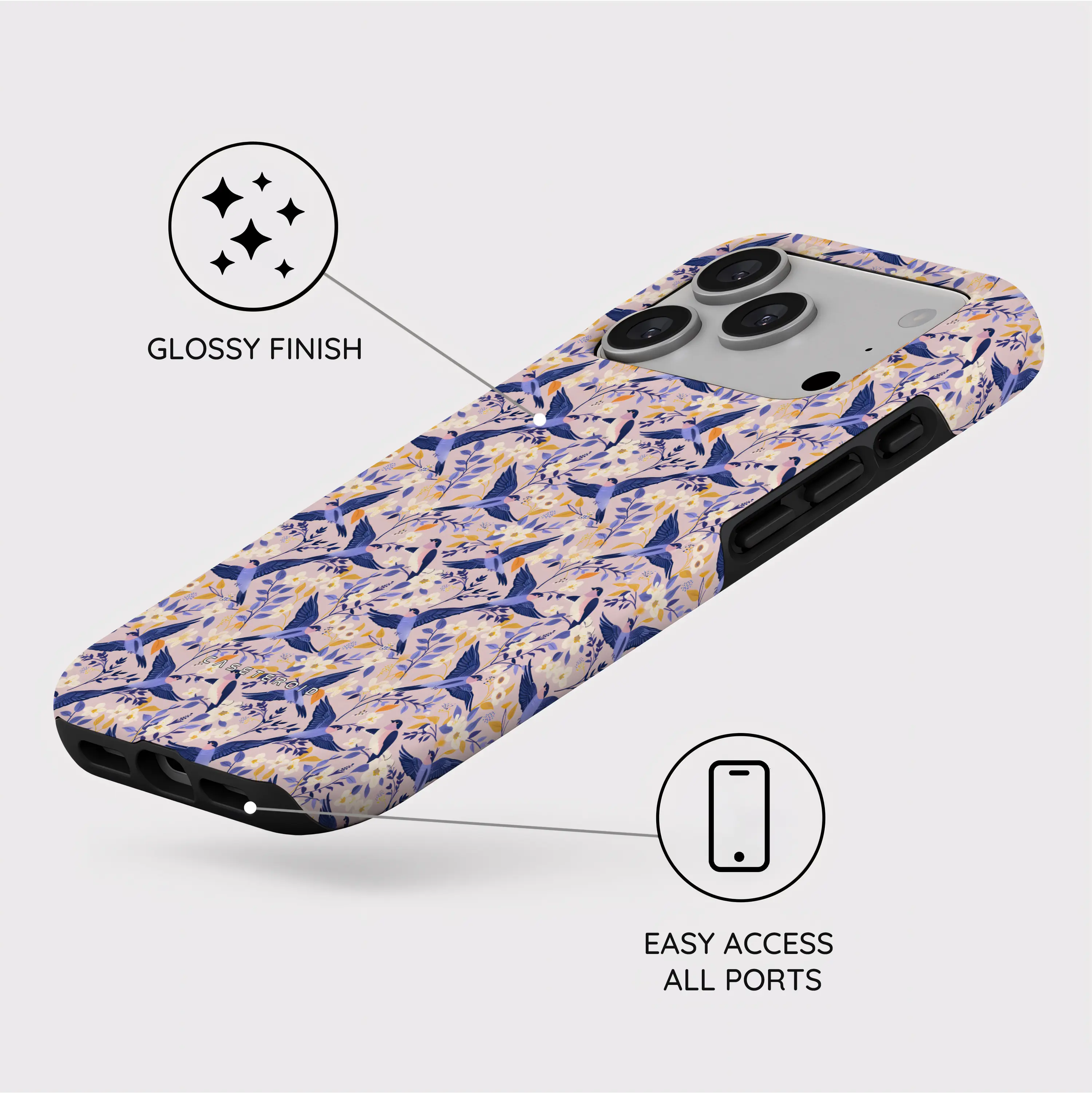 Indigo Serenade - iPhone 17 Pro Case