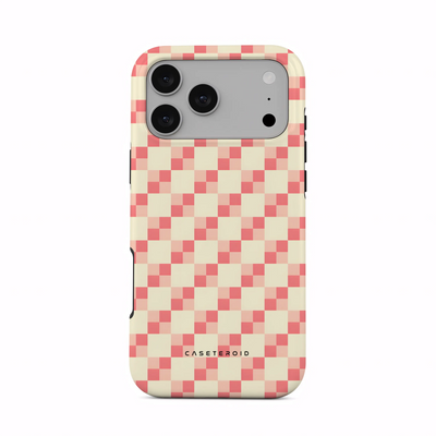 Blush Grid - iPhone 17 Pro Max Case
