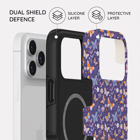 Violet Flutter - iPhone 17 Pro Max Case