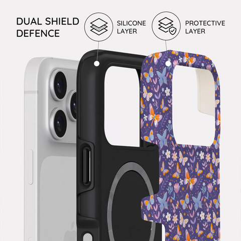 Violet Flutter - iPhone 17 Pro Case