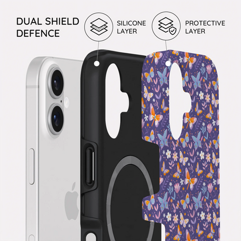 Violet Flutter - iPhone 17 Case