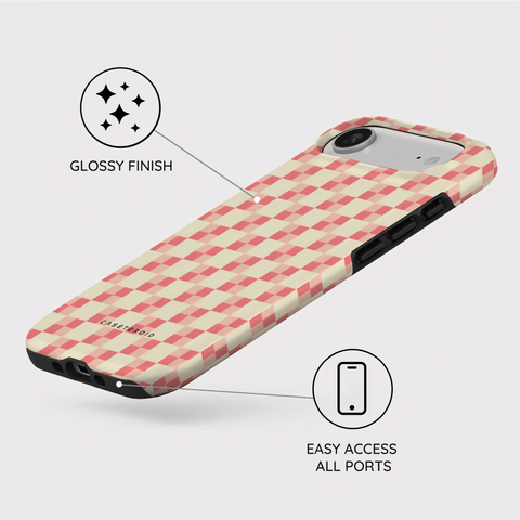 Blush Grid - iPhone Air Case