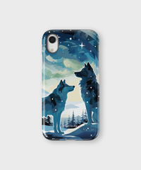 iPhone Tough Case - Arctic Wolves Whispers - CASETEROID