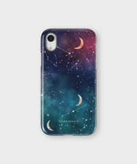 iPhone Tough Case - Cosmic Moonlit Pattern