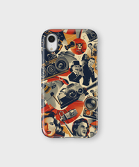 iPhone Tough Case - Silver Screen Memories - CASETEROID