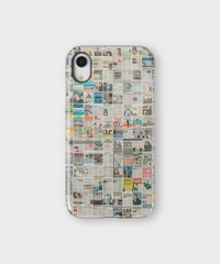 iPhone Tough Case - Worldwide Chronicle Mosaic - CASETEROID