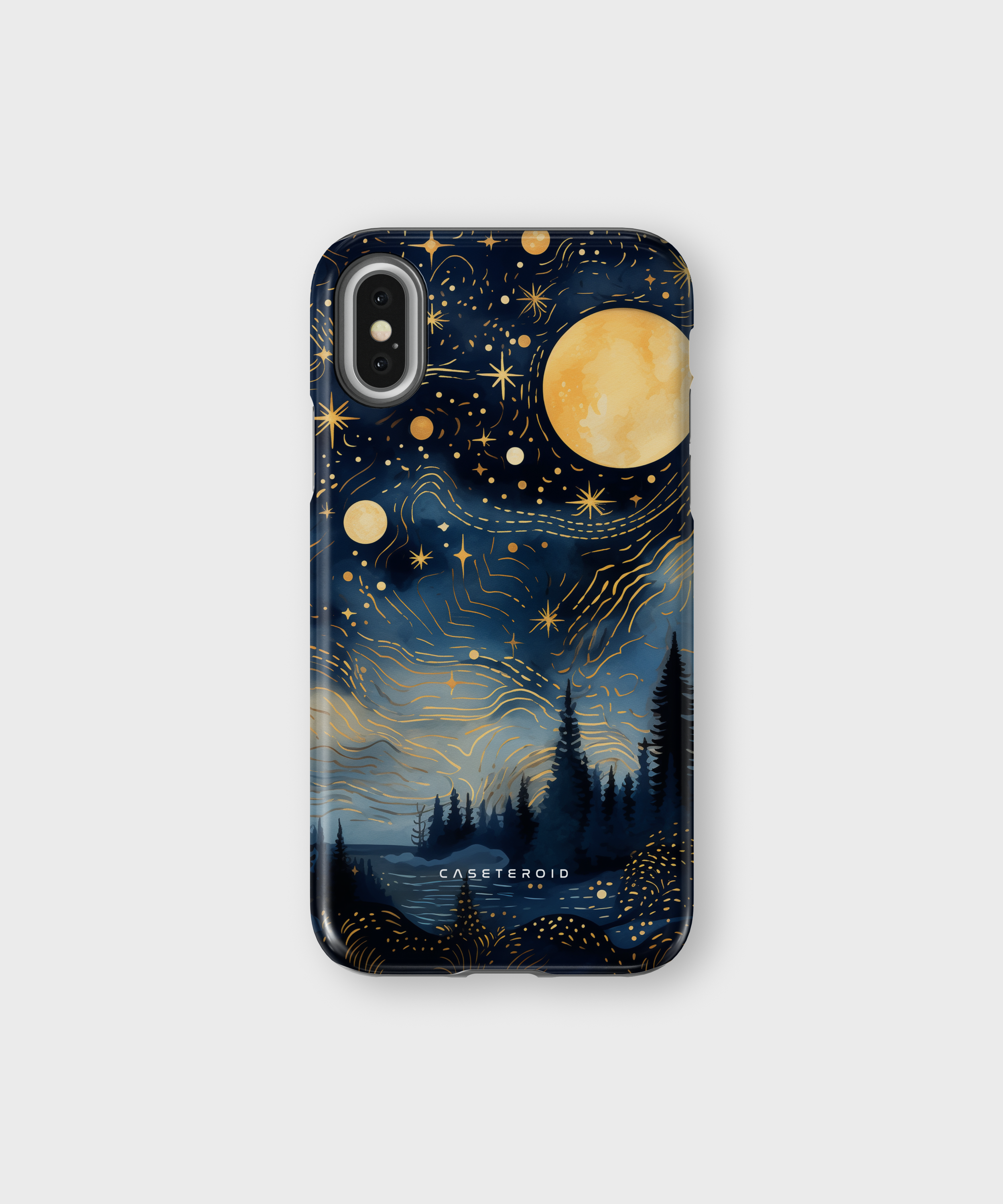 iPhone Tough Case - Golden Moonlit Grove - CASETEROID